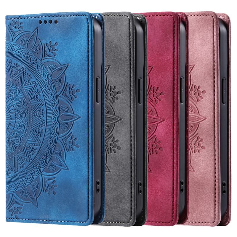 Luxury Bags Kl - Кожаный чехол-флип Totems для Motorola MOTO